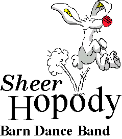 Logo: Sheer Hopody Barn Dance Band - Fun for Everyone at your Wedding Reception, Anniversary or Birthday Party